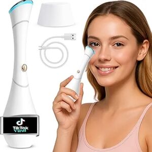 White Facial Massager